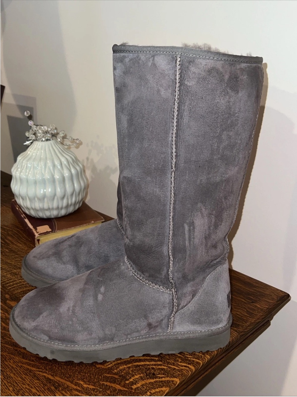 UGG Classic II Tall Boots size 10 gray
